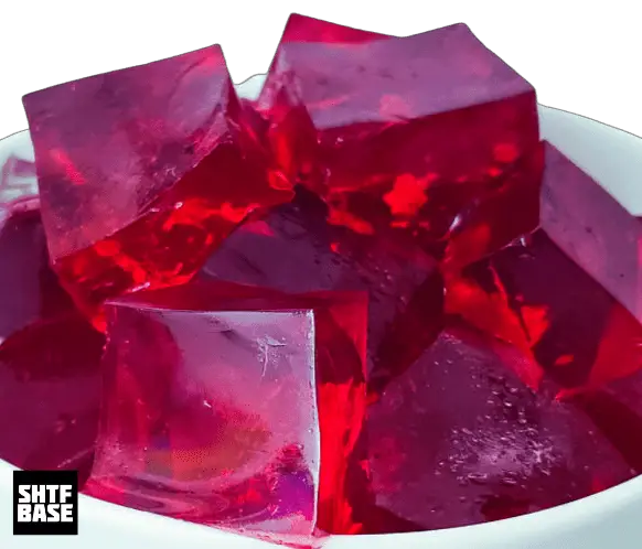 gelatin, jello, red