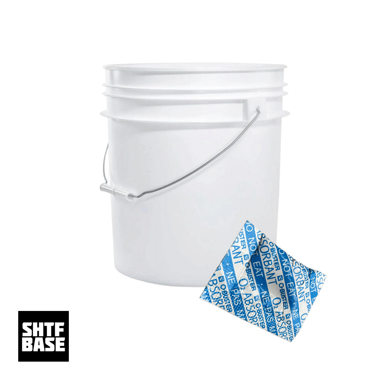 bucket, plastic, oxygen absorber