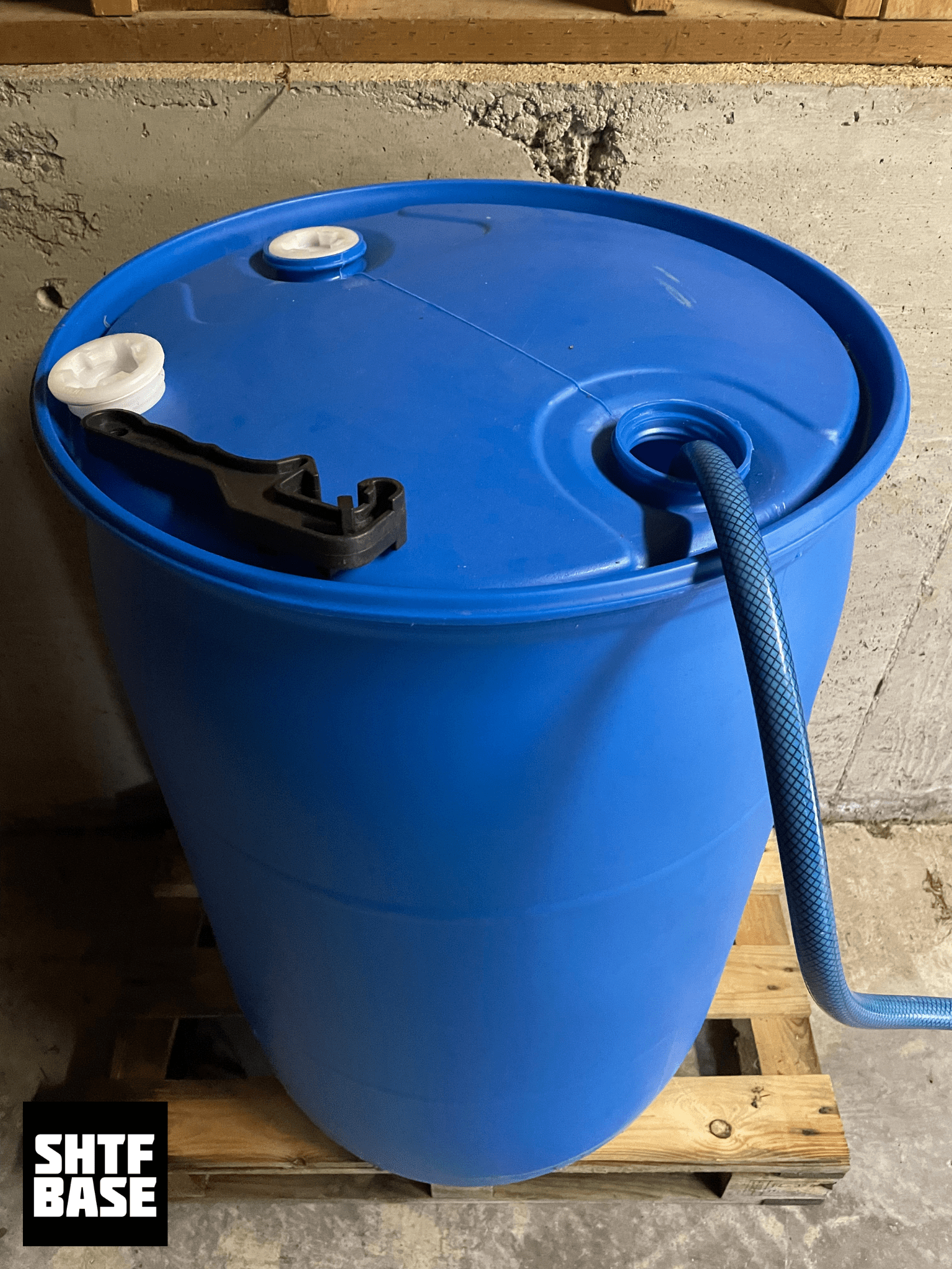 barrel, plastic, blue, hose, bpa free, fda approved