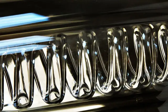 heat sink, glass, spiral