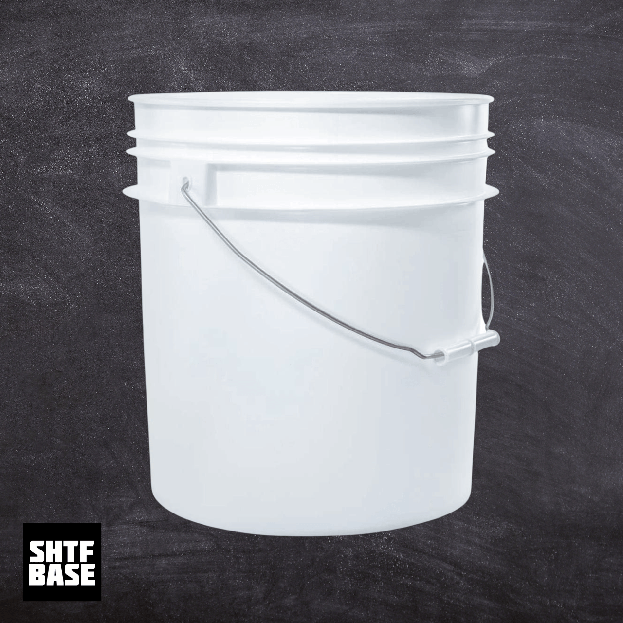 bucket, plastic, food