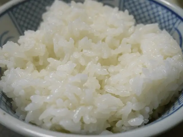 rice, white, cooked, food