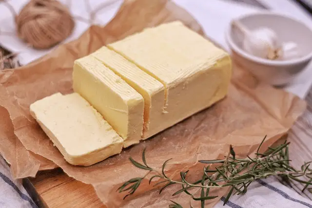food, butter, table