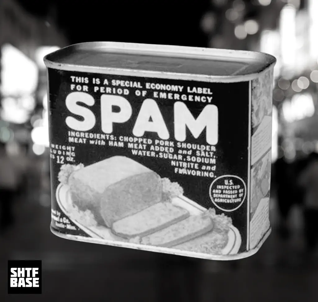 spam, sausage, pork