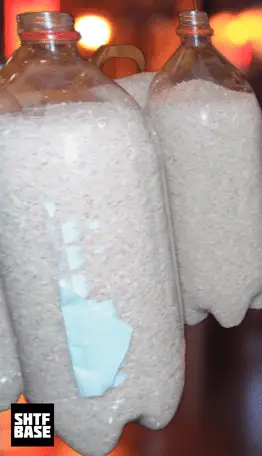 bottle, rice, plastic