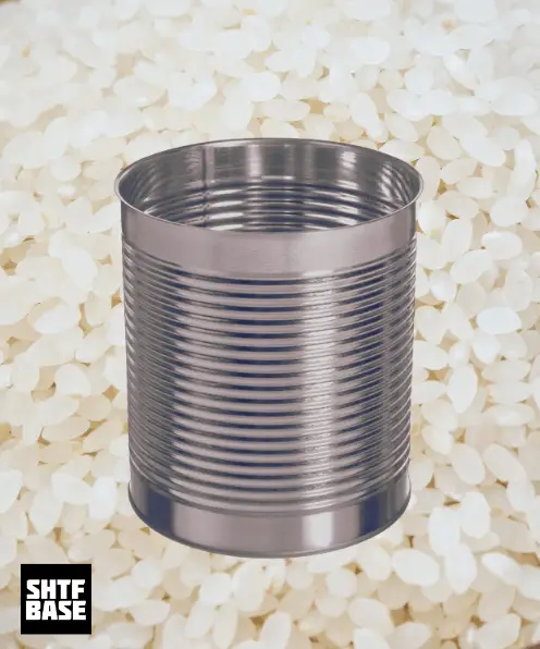 #10 can, metal, food storage