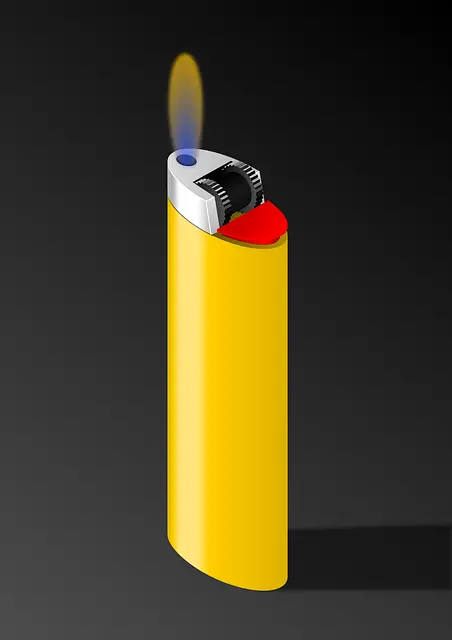 bic lighter, fire, flame