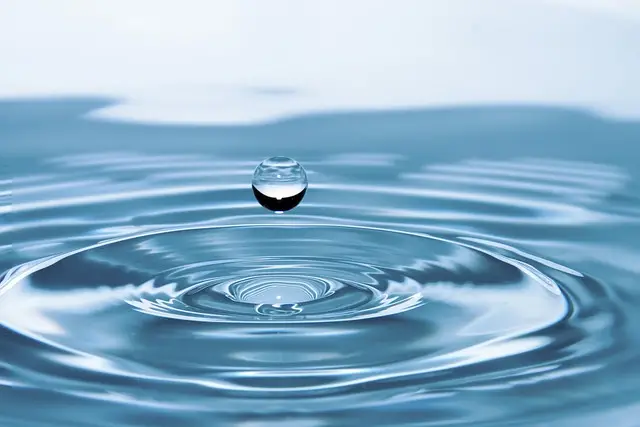 potable water, drop, impact