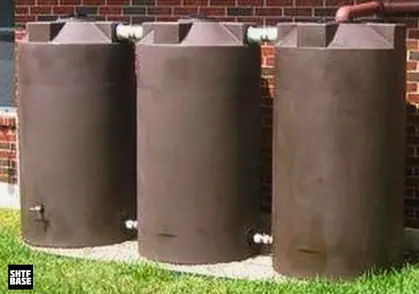 water storage tank, seamless construction, 500 gal poly tank